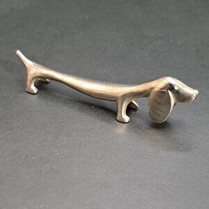 Set of 6 Vintage Dachshund Cutlery Utensil Rests